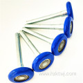 2*4 garage door blue nylon rollers